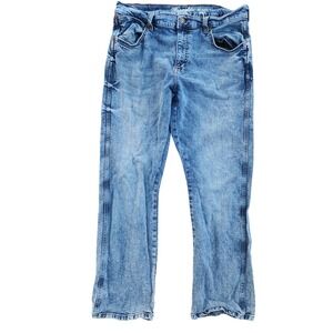 Wrangler 1947‎ Relaxed Fit Jeans Men's Light Wash Denim Straight Leg